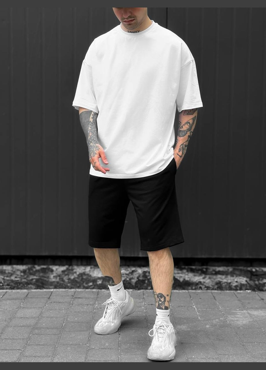 Комплект чорно-білий (шорти+футболка) No Brand (317348481)