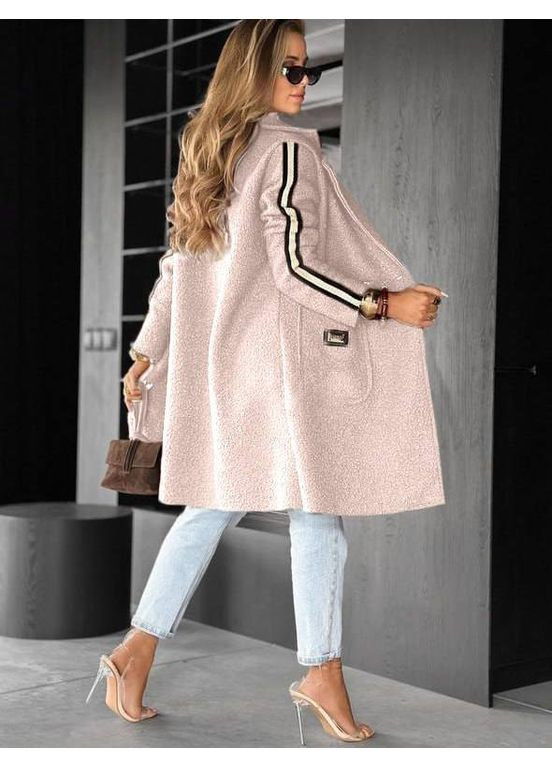 Светло-бежевое демисезонное Женское пальто FINO Mode