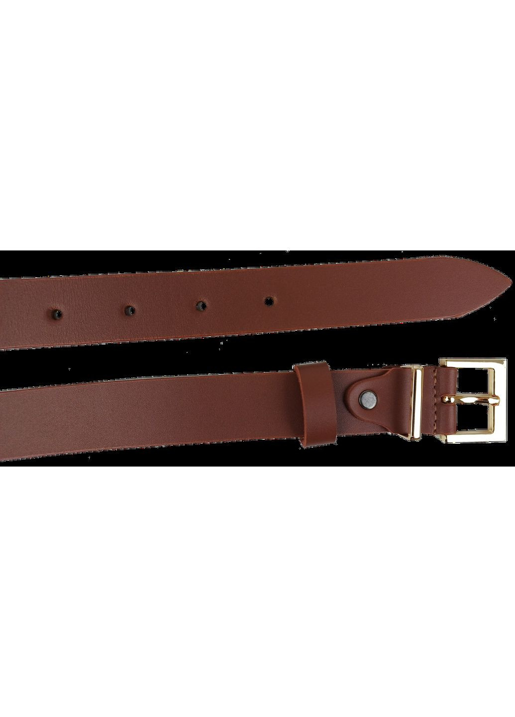 Шкіряний жіночий ремінь, Україна коричневий, ширина 3 см Skipper (369960187)