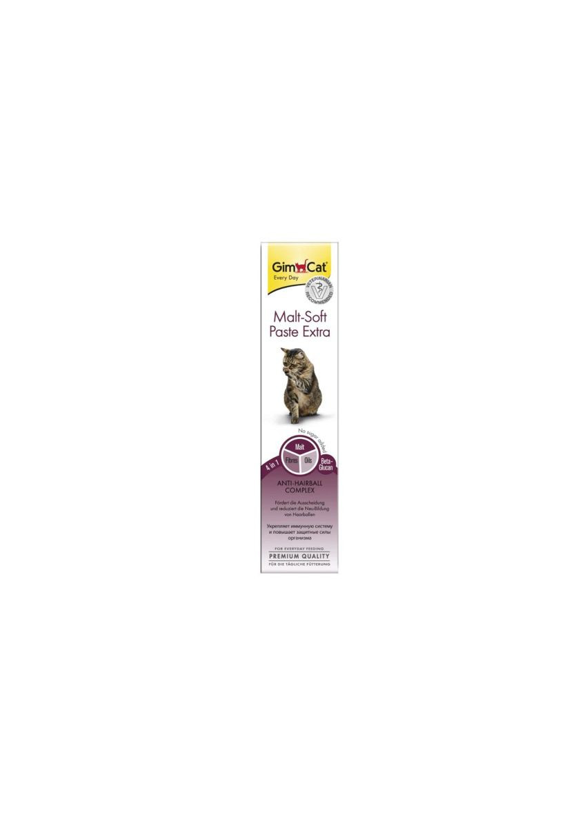 Паста для кошек GimCat MaltSoft Extra для выведения шерсти, 50г Gimpet (292260027)