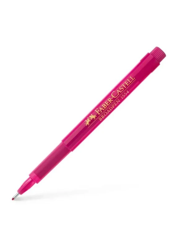 Лайнер BROADPEN 1554 рожевий, 0,8 мм (25786) Faber-Castell (400030476)