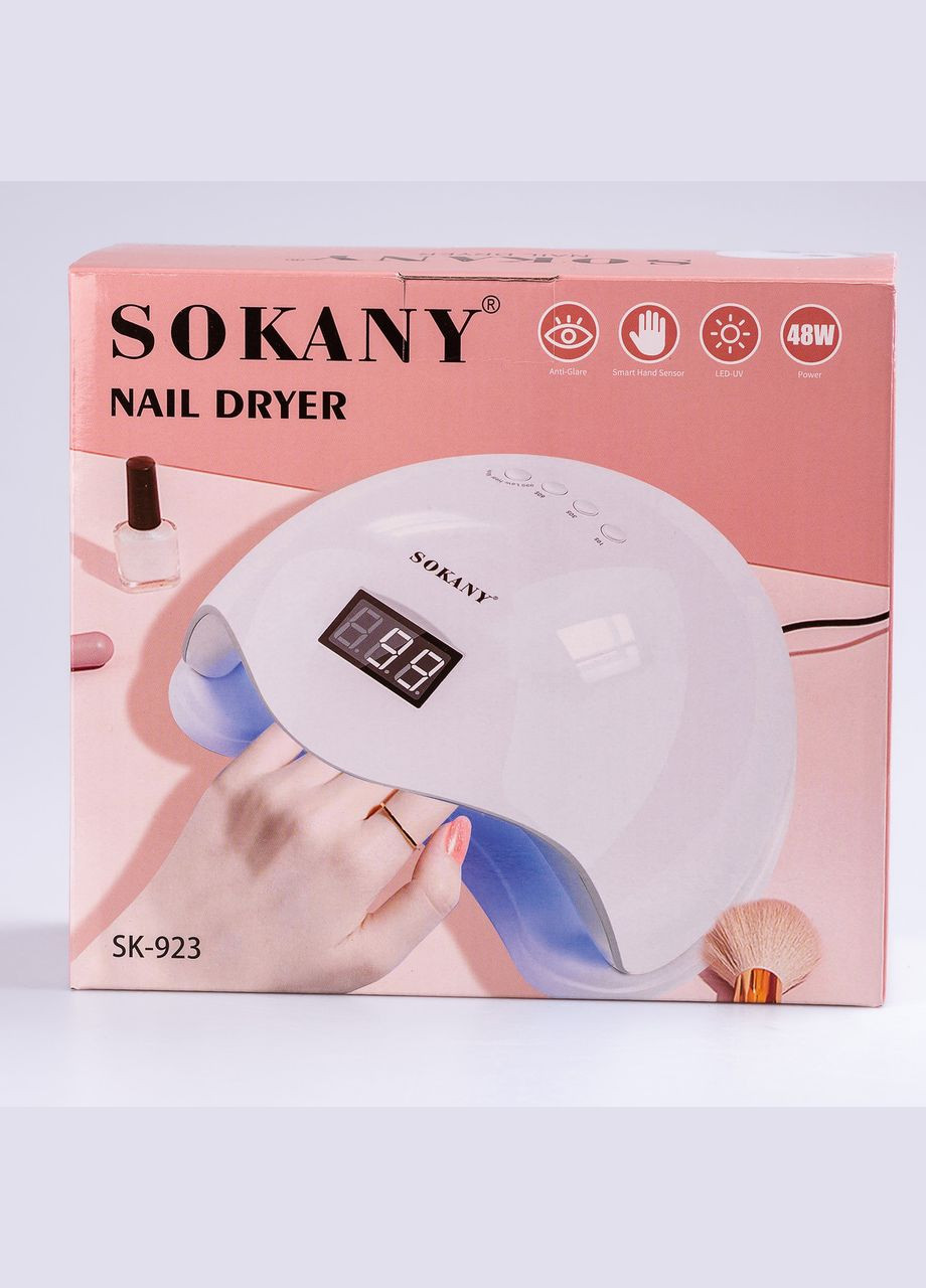 Профессиональная лампа для маникюра SK-923 48 Вт Sokany (335809887)