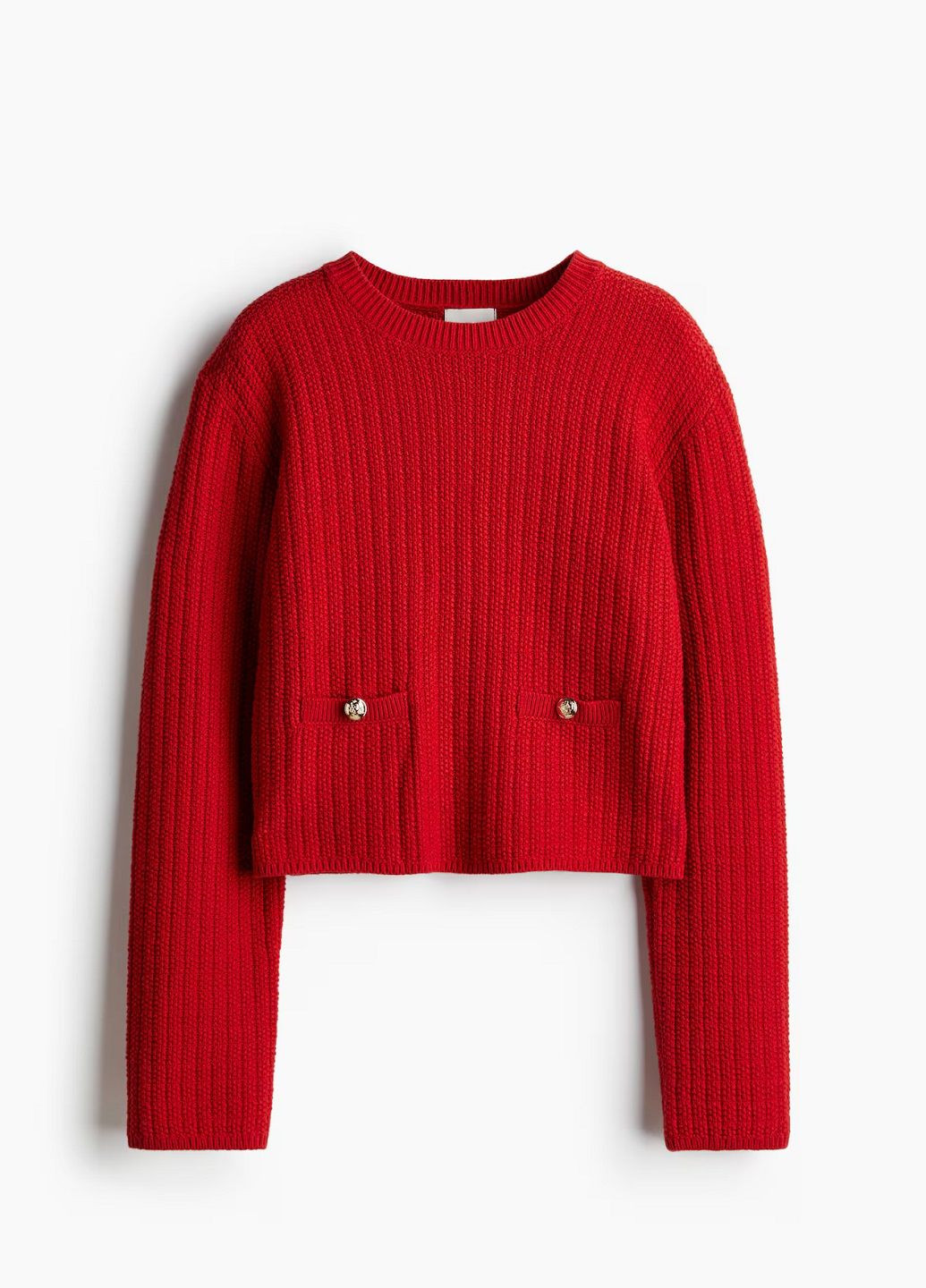Красный демисезонный свитер H&M