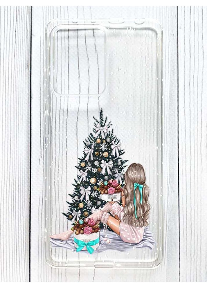 Чехол на Xiaomi Redmi Note 12 Pro 5G Девушка возле ёлки (принт 139) Creative (362967769)