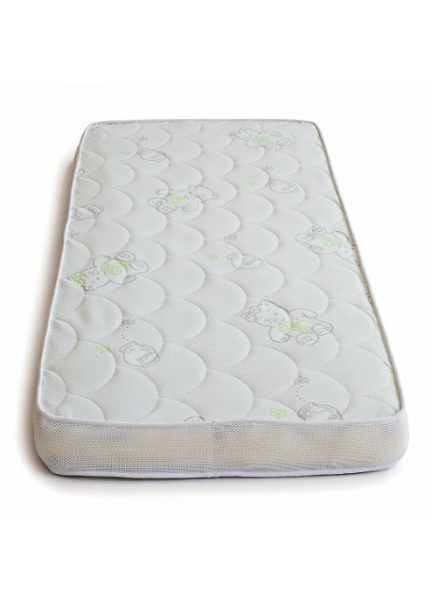 Матрац для дитячого ліжечка Aloe Vera, 120x60x10 см, білий () Twins 5000-32TAV (362184692)