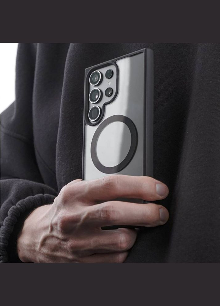 Чехол Ardor Case with MagSafe Samsung Galaxy S24 Plus Forest Green Wave (304731745)