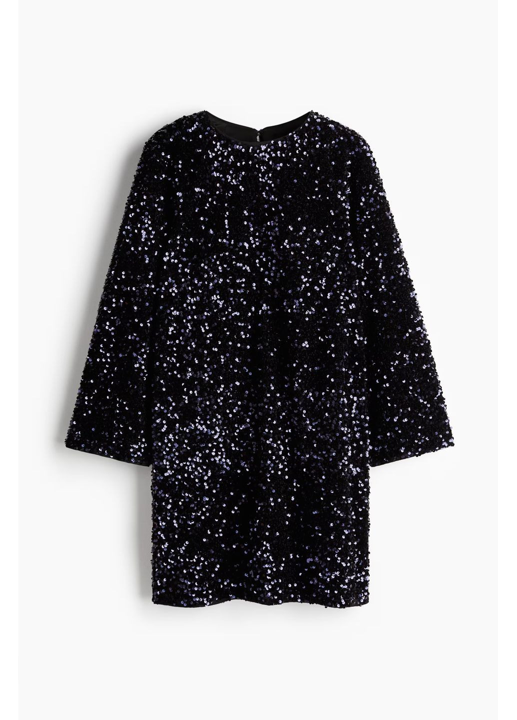 Темно-фиолетовое праздничный, вечернее новогоднее платье H&M с новогодним принтом