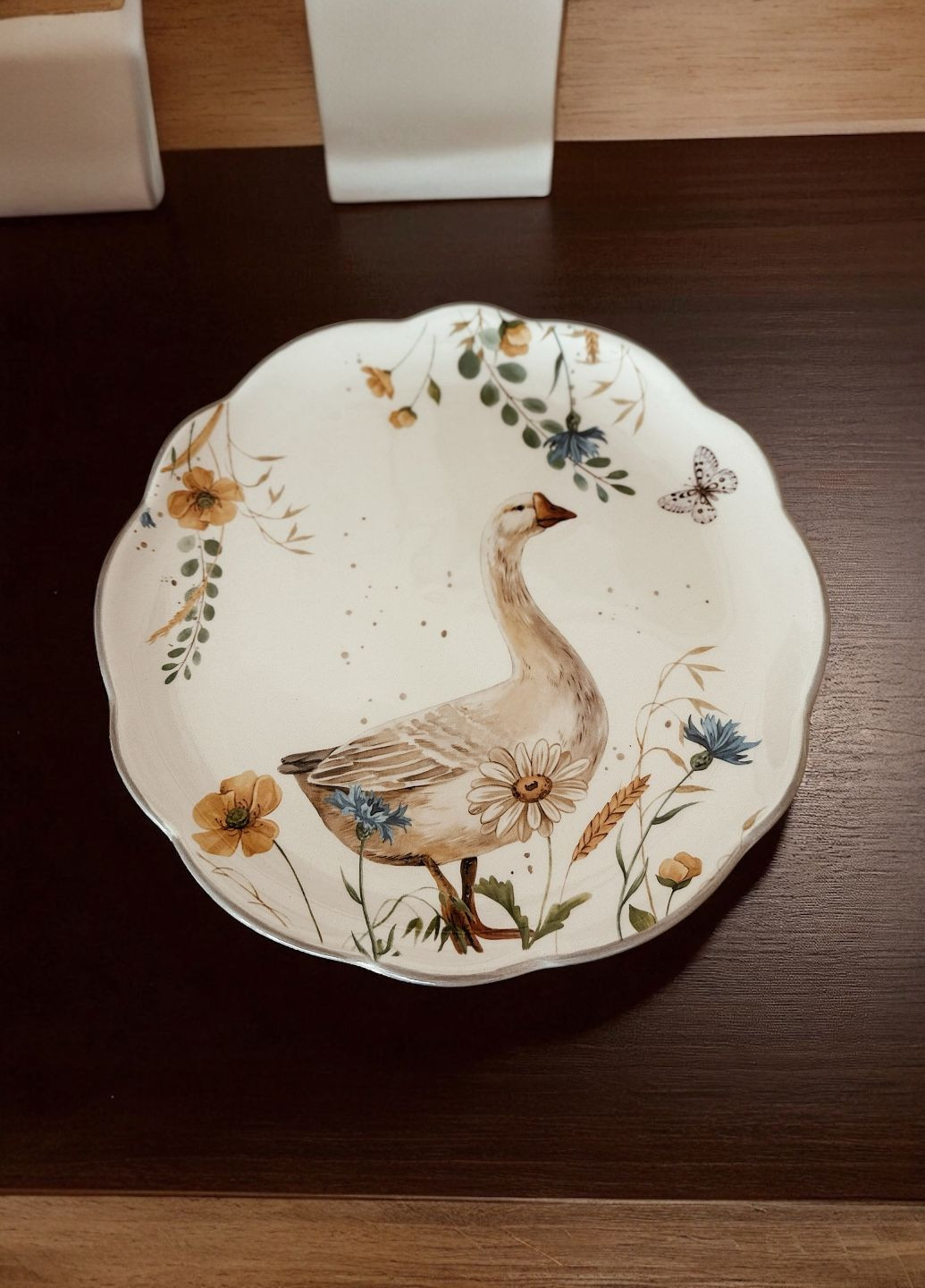 Тарілка кругла обідня кераміка "Village", 25см No Brand (360555575)