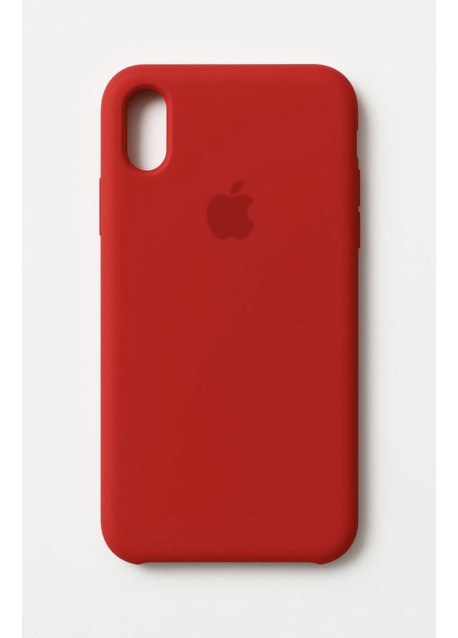 Чехол Full Silicone Case iPhone X/Xs (red) No Brand (369667843)