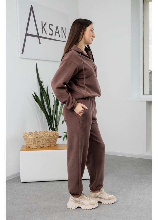 Жіночий спортивний костюм теплий зимовий на флісі худі та джогери 25.2776 44( ) AKSAN (362458483)