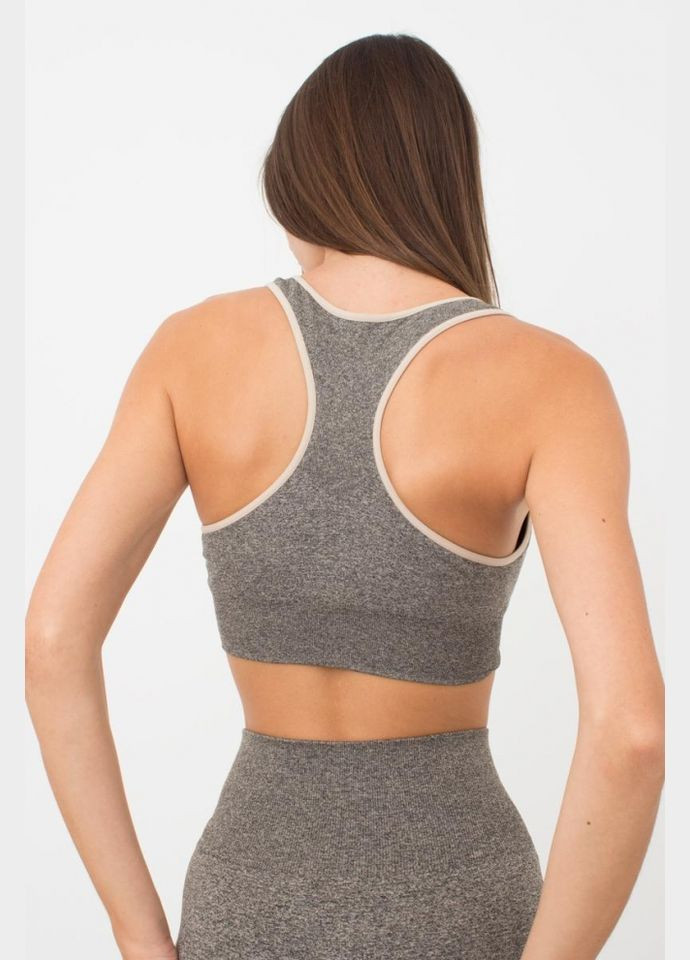 Топ жіночій безшовний на широких бретелях Giulia TOP ENERGY MELANGE (316683838)