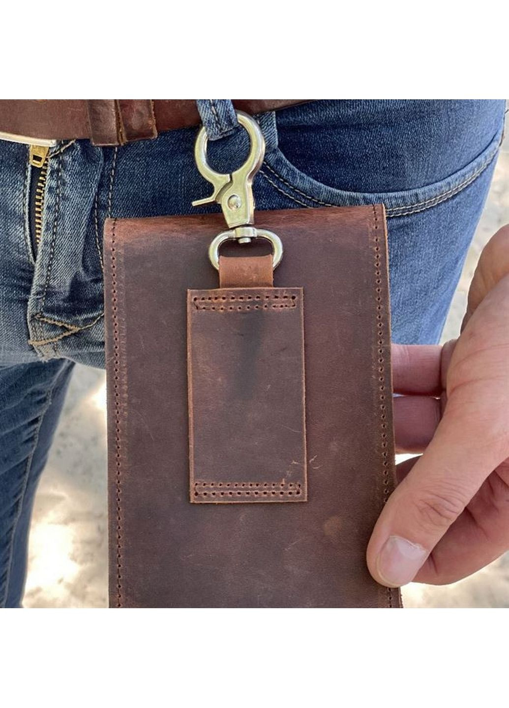 Кожаная сумка на пояс 16,5х2х10 см TARWA (315870965)