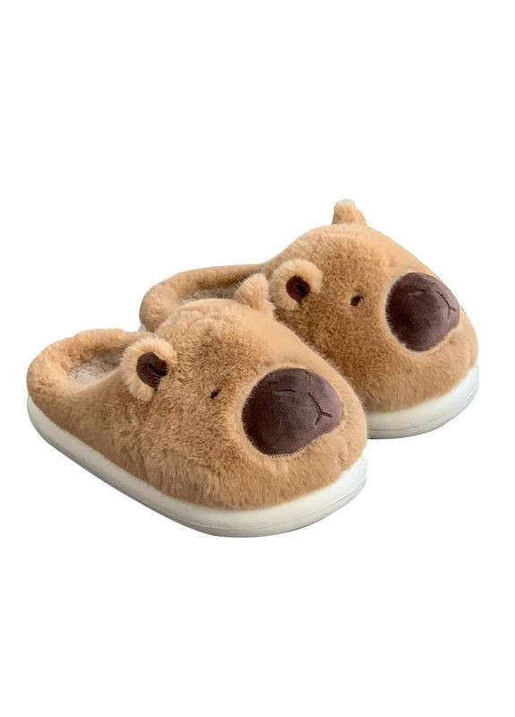 Пухнасті домашні капці Capybara Капібара для хлопців та дівчат, 35, 37, 39 розмір (10423) Hello Kitty (316702361)