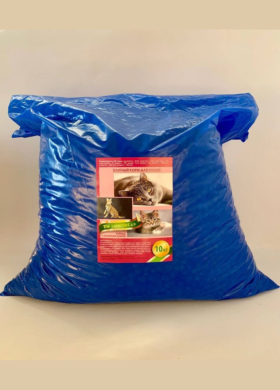 Сухой корм для кошек ТМ Моника КУРКА 10 кг Моніка (355381121)