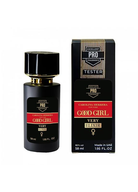 Духи жіночі Carolina Herrera Very Good Girl Elixir Тестер 58 мл парфум Кароліна Еррера Вері Гуд Герл No Brand (370612682)