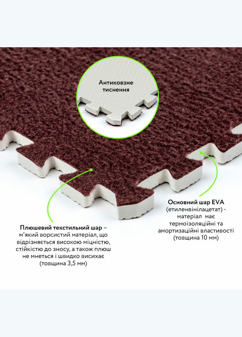 Пол-пазл плюшевый 30*30*1cm (D) SW-00002082 Sticker Wall (325880195)