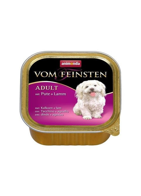 Консервы Vom Feinsten для собак с мясом индейки и ягненка 150 г (4017721826112) Animonda (279561806)