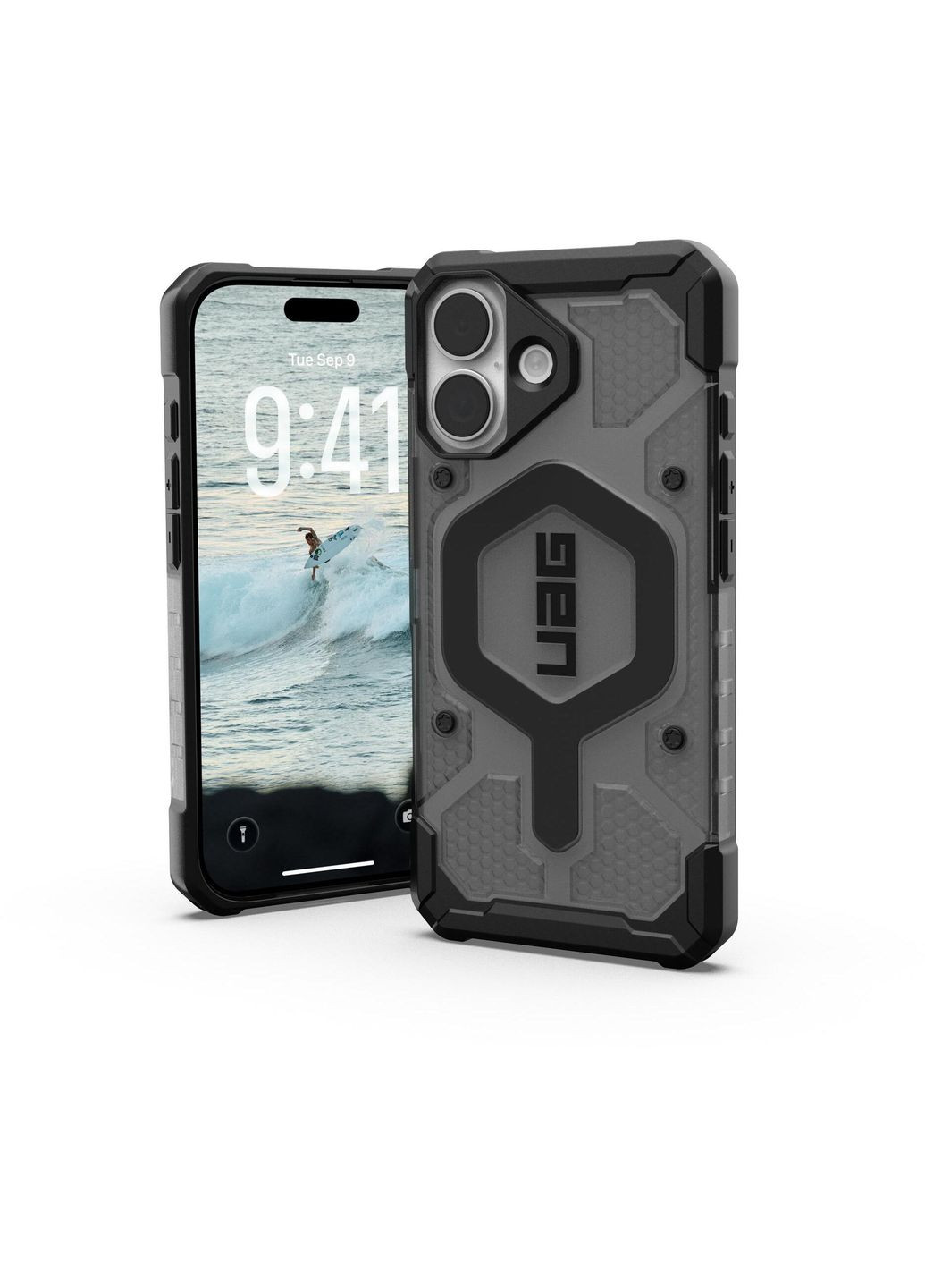 Чохол для iPhone 17, Pathfinder Clear MagSafe, Ash/Black (114553113140) UAG (372465922)