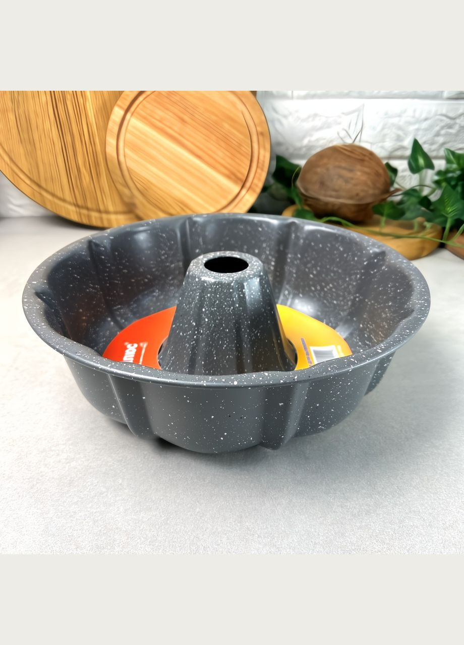 Форма для випічки кекса мармурова Ø25*8.3 см з антипригарним покриттям A-Plus (303209835)