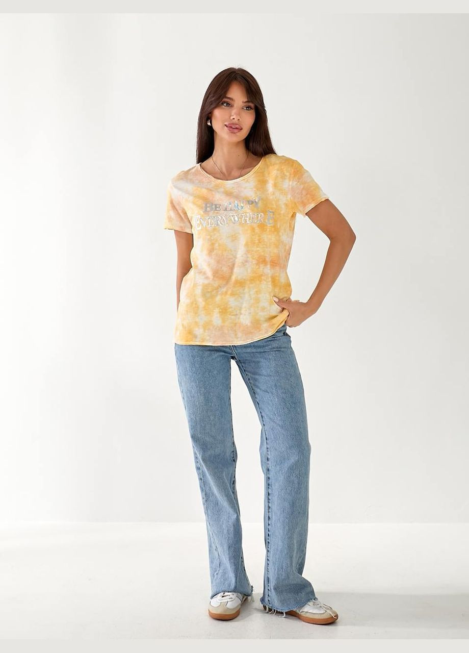 Жіноча футболка тай-дай Fashion - (334016568)