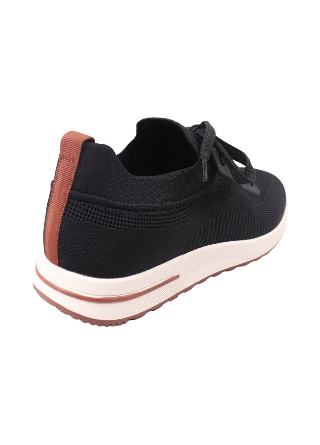 Черные кроссовки мужские черные текстиль Brooman 1035-25LK