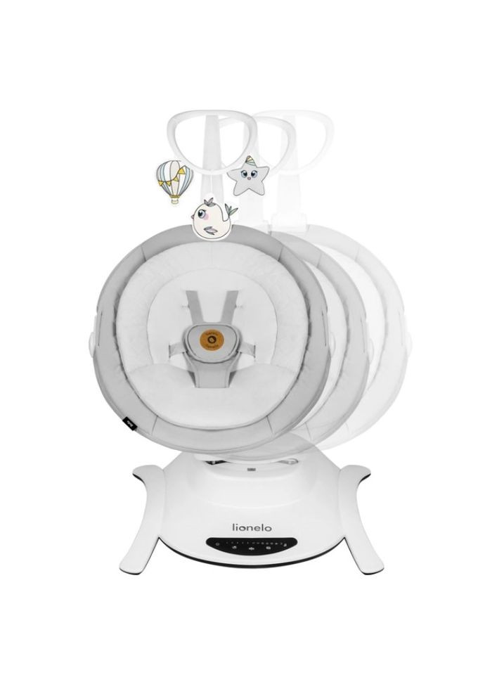 Стул-качель Bella Grey Concrete, серый () Lionelo LO-BELLA GREY CONCRETE (328396080)