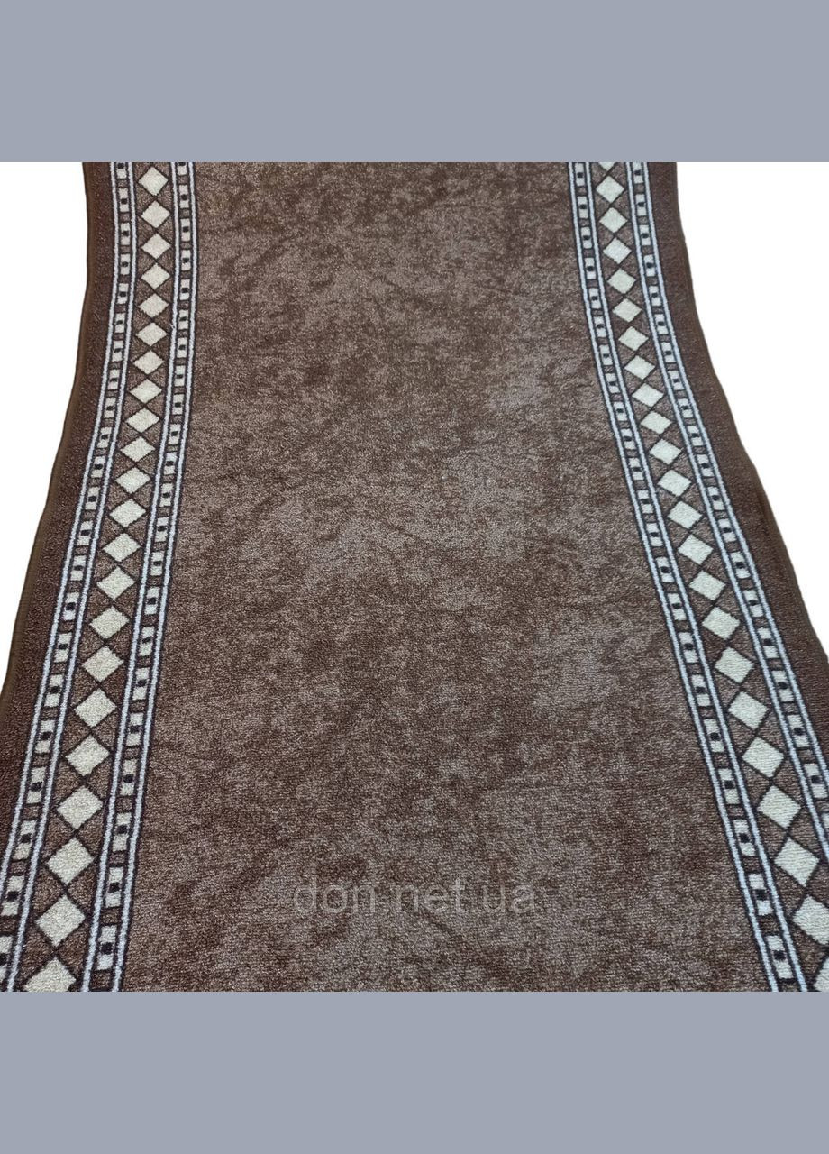 Ковровая дорожка Epic коричневая шириной 200 см (цена по пог.м) Dinarsu (361075394)