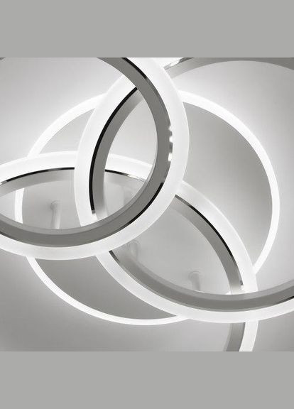 Світильник світлодіодний стельовий SONNE 90W 4R APP 590525 WHITECHROME 220V IP20 з пультом ДУ Luminaria (329440150)