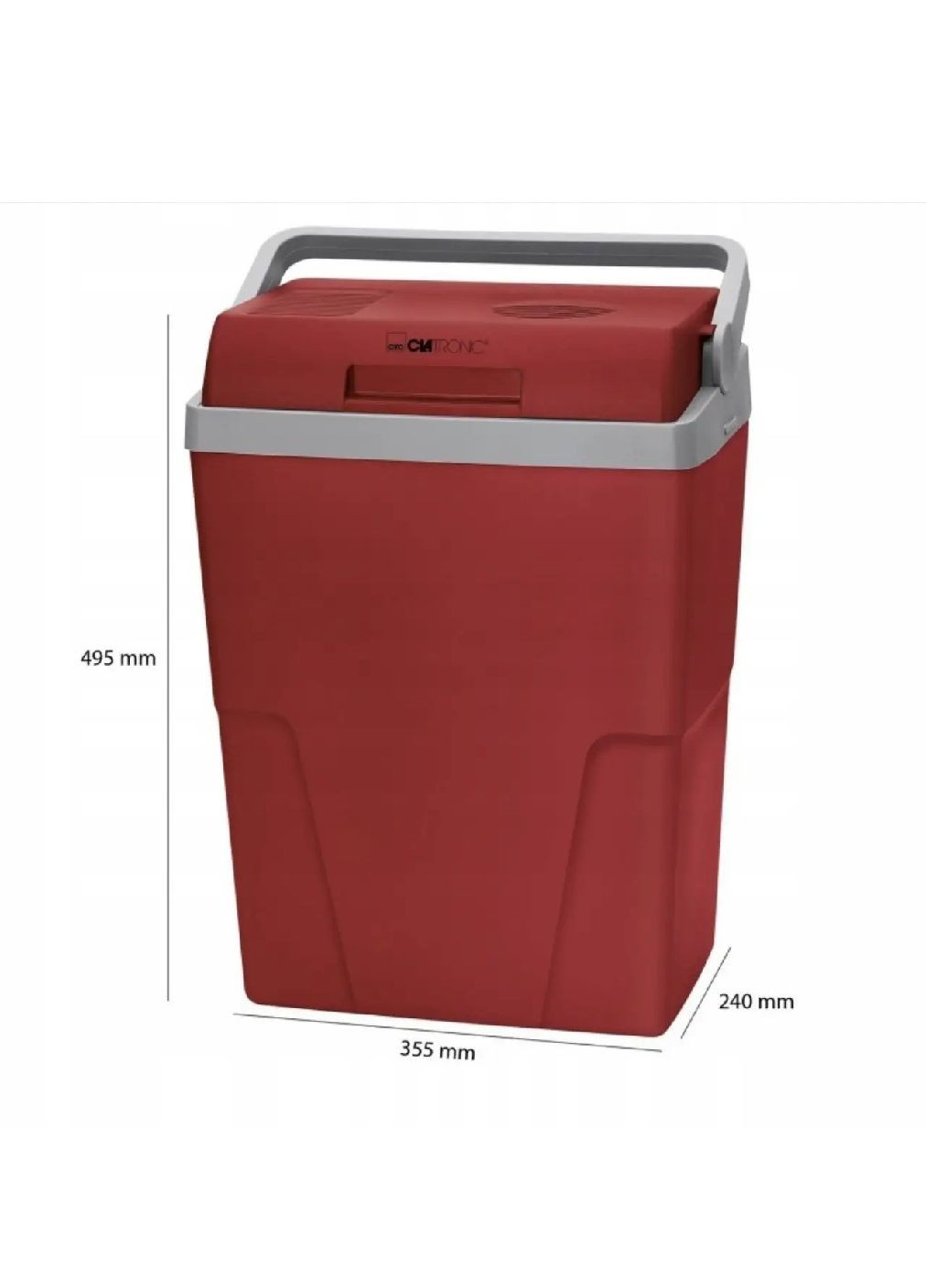 Холодильник автохолодильник для туризму походів кемпінгу відпочинку на природі 25 л 35.5х49.5х24 см (476758-Prob) Червоний Unbranded (290663822)