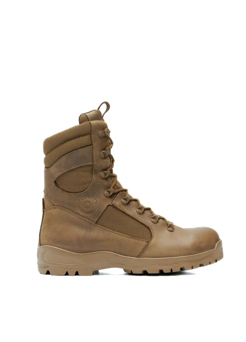 Военные Мужские Демисезонные Берцы из Кожи. 39-47р Койот. Водонепроницаемые! STDM-1059 No Brand (349513002)