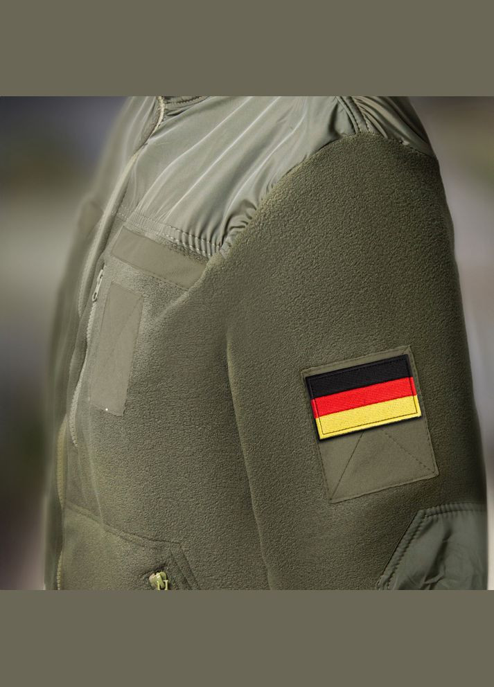Шеврон набор 2 шт нашивка на липучке Флаг Германии, вышитый патч 5х8 см IDEIA (275870211)