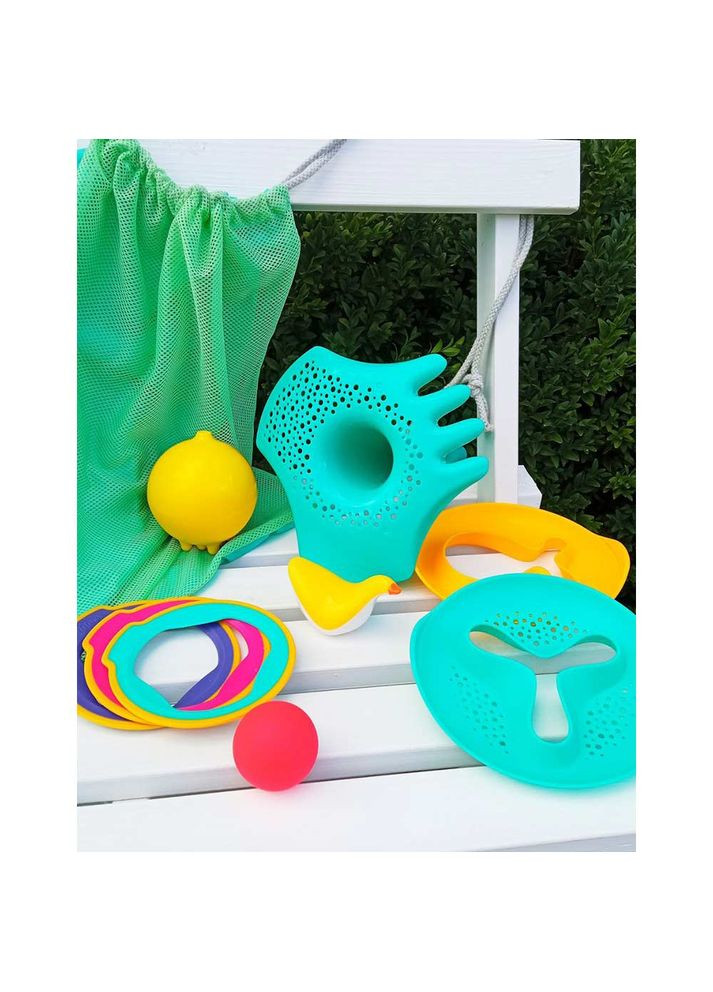 Набір для пляжу Комплект 1 Triplet + Star Fish + Ringo + Plui + Міні Качечка (2000066009014) Quut (323238510)