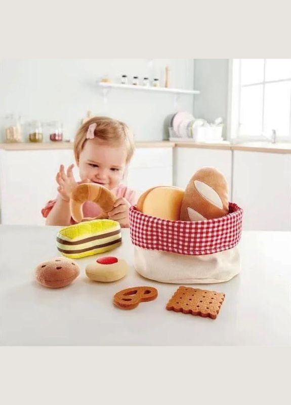 Игровой набор E3168 Корзина с выпечкой набор текстильных игрушек Hape (317619337)