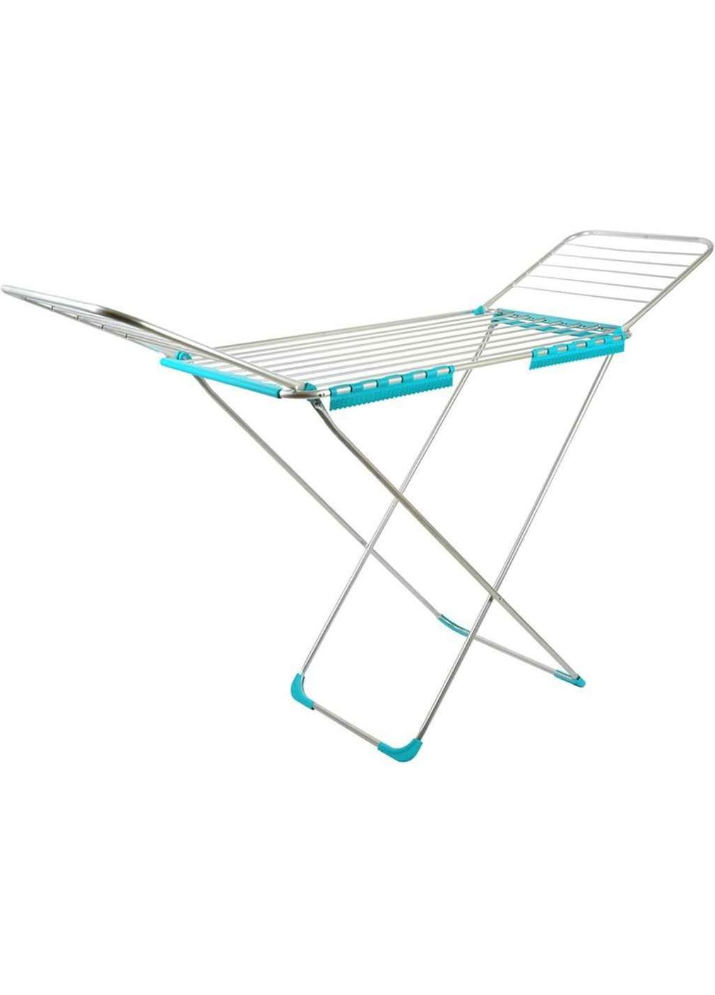 Сушарка для білизни Elegancie з анодованого алюмінію 18м бірюзова EUROHOME (366546625)