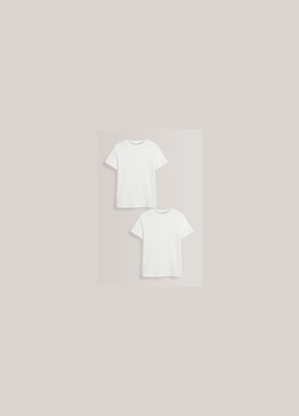 Белая демисезонная футболка набор 2 шт. для мальчика 372893 Smart Start