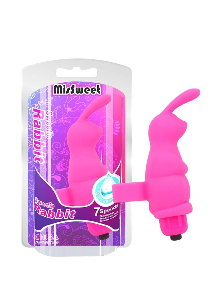 Вибратор для клитора на палец Mis Sweet Sweetie Rabbit в форме кролика, Chisa (331168112)