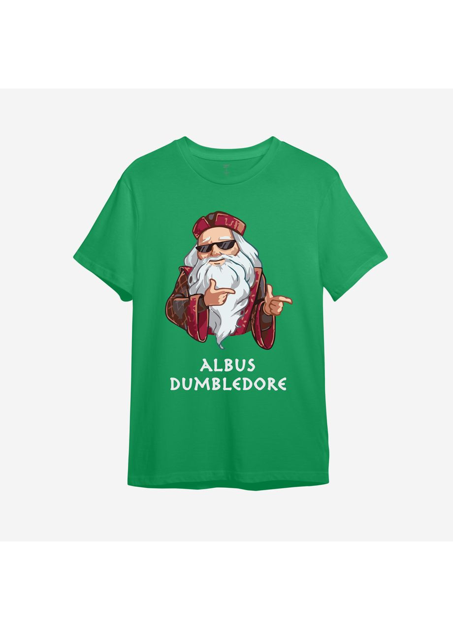 Зелена демісезонна дитяча футболка з принтом "albus dumbledore". гаррі поттер (10399219684) ТiШОТКА