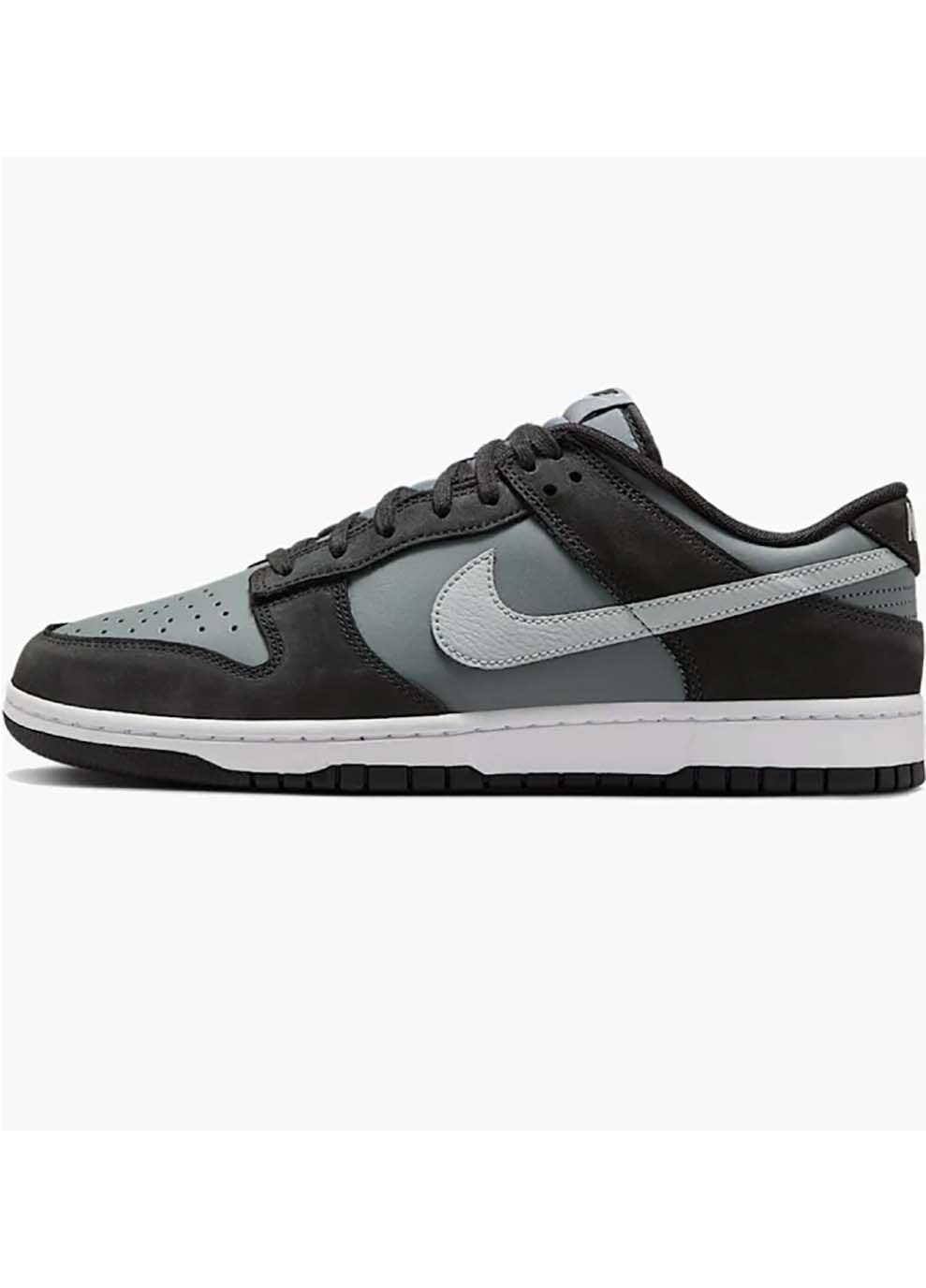 Серые демисезонные мужские кроссовки dunk low серый Nike