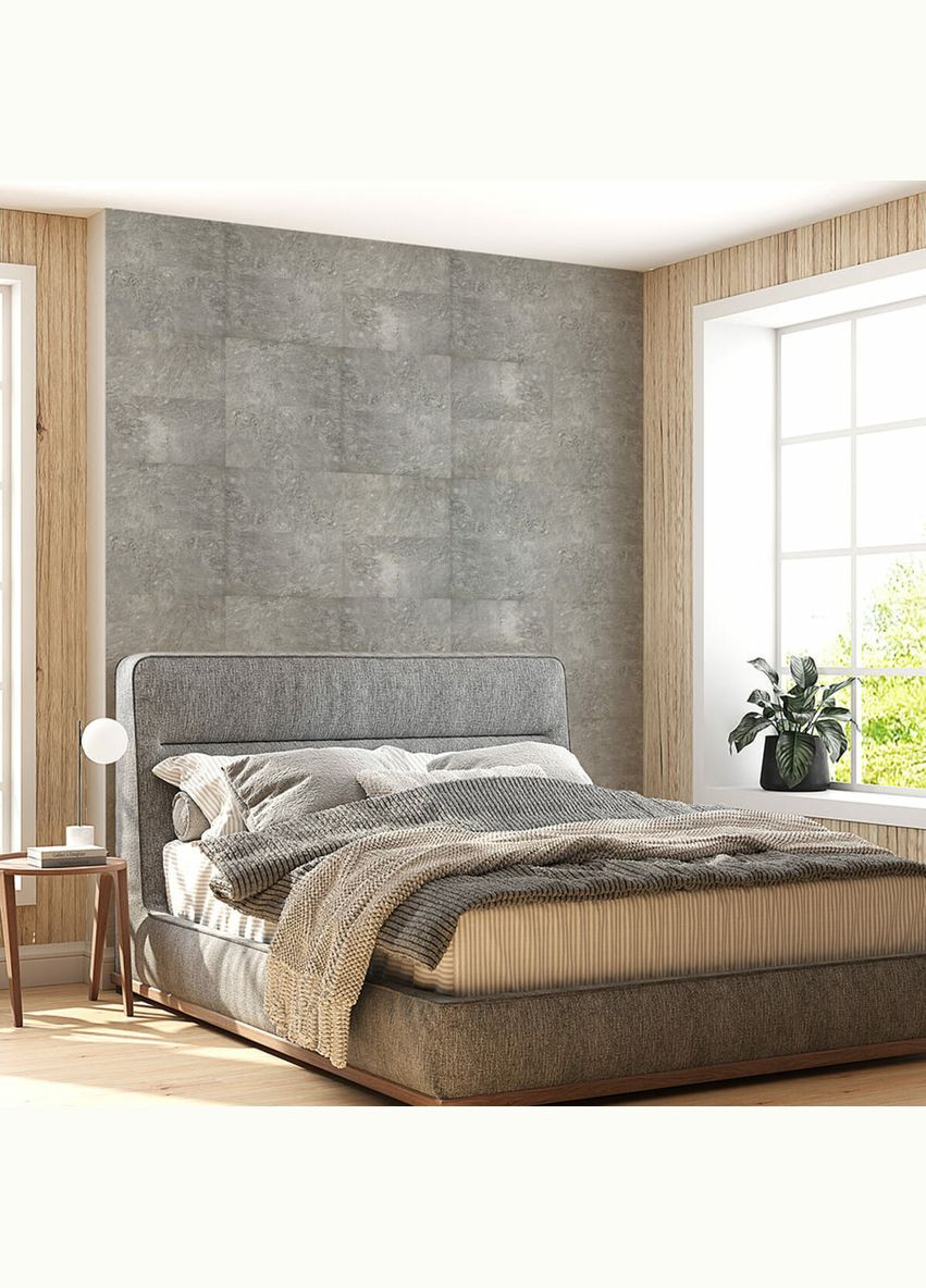 Самоклеюча вінілова плитка 600х300х1,5мм Сріблястий мармур, ціна за 1 шт. (СВП-103) Глянець SW-00000290 Sticker Wall (326063926)