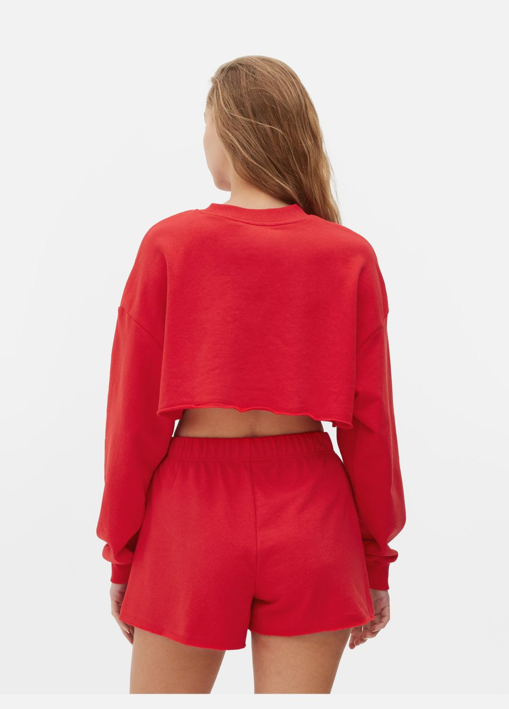 Червоний світшот демісезон,червоний з принтом, Primark (333142229)