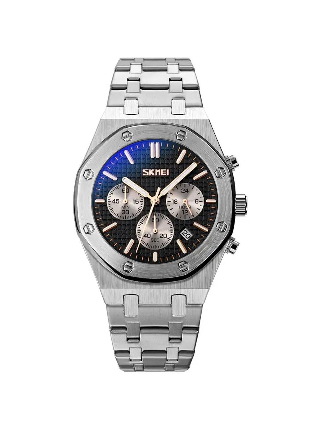 Мужские наручные классические часы 9296 (Серебристые) Skmei (314483097)