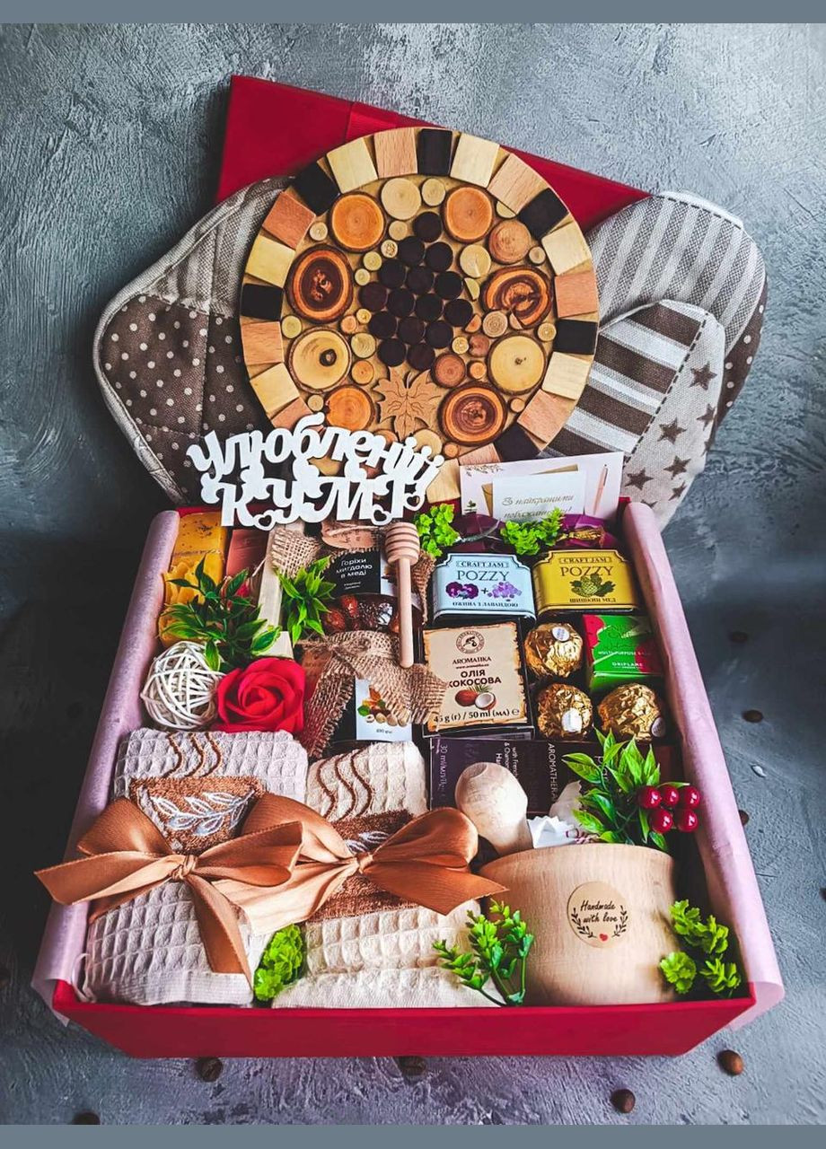 Подарунковий набір для мами для бабусі для куми для дружини на день народження 8 березня No Brand (315896612)