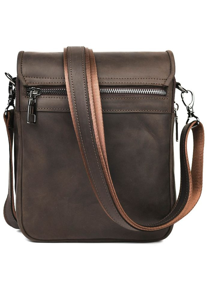 Мужская сумка через плечо на три отделения мессенджер Limary Lim-015RC крейзи хорс TARWA (335707787)