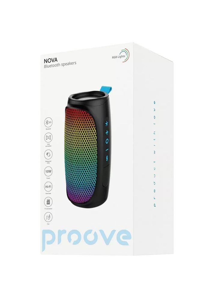 Портативна акустика Nova 10W Black (55565) Proove (315773398)