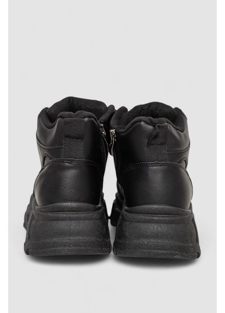 Кросівки жіночі на хутрі, колір чорний, 243R115-5 Ager чорні всесезони (311215930)