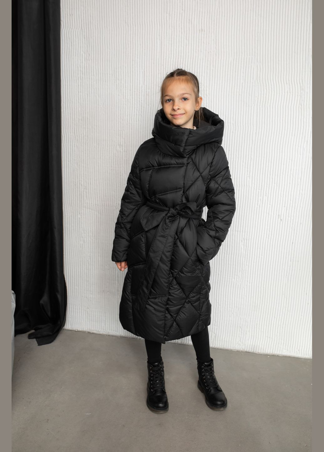 Комбінована зимня пальто ейлін чорний Cvetkov Эйлин