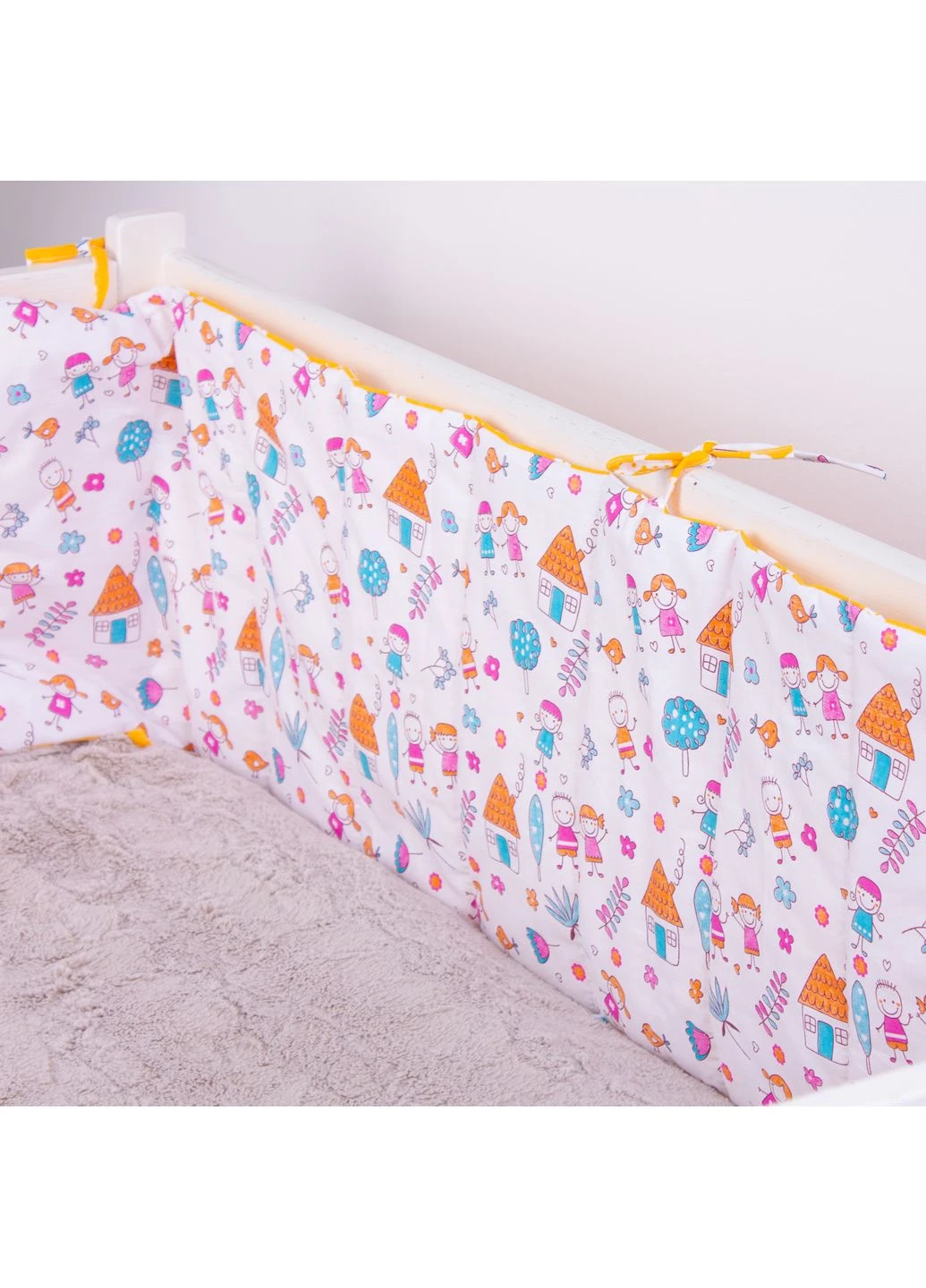 Борт в кроватку Kids Time 18-0002 Sweet Home Mirson (394703353)