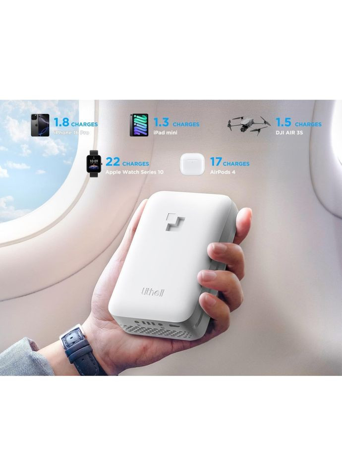 УМБ Power Bank SE 10000 mAh, 45 W, 2А, Fast Charge (U20BY10-0U000) Litheli (353504505)