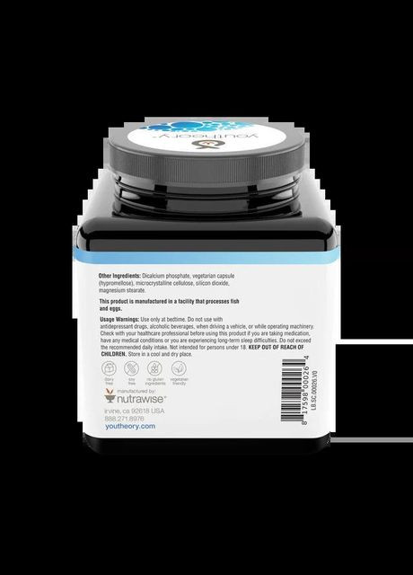 Витамины Sleep Capsule outheory Мелатонин+Ашваганда+L-теанин 60 капсул Youtheory (316322884)