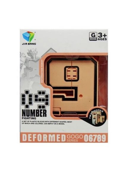Трансформер-цифра 788-72 Y "Deformed Gogo Series", ціна за 1 штуку, в коробці (6976442211196) Вид 9 No Brand (292849041)